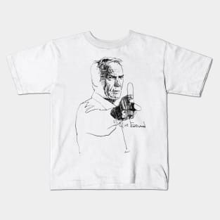 Clint Pencil Art Kids T-Shirt